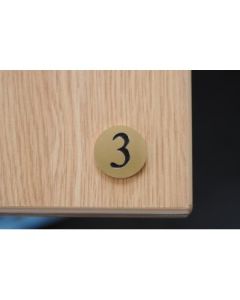 Brass Table Disc - (3.2cm)