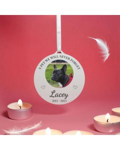 "Never Forget" Memorial Photo Hanging Decoration